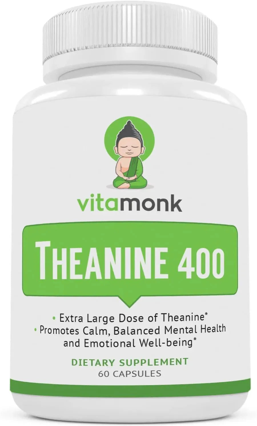 VITAMONK - VitaMonk L Theanine 400Mg. 60 Capsulas - The Red Vitamin MX - Suplementos Alimenticios - {{ shop.shopifyCountryName }}