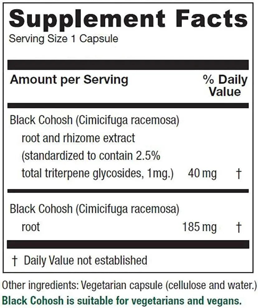 VITANICA - Vitanica Black Cohosh 120 Capsulas - The Red Vitamin MX - Suplementos Alimenticios - {{ shop.shopifyCountryName }}