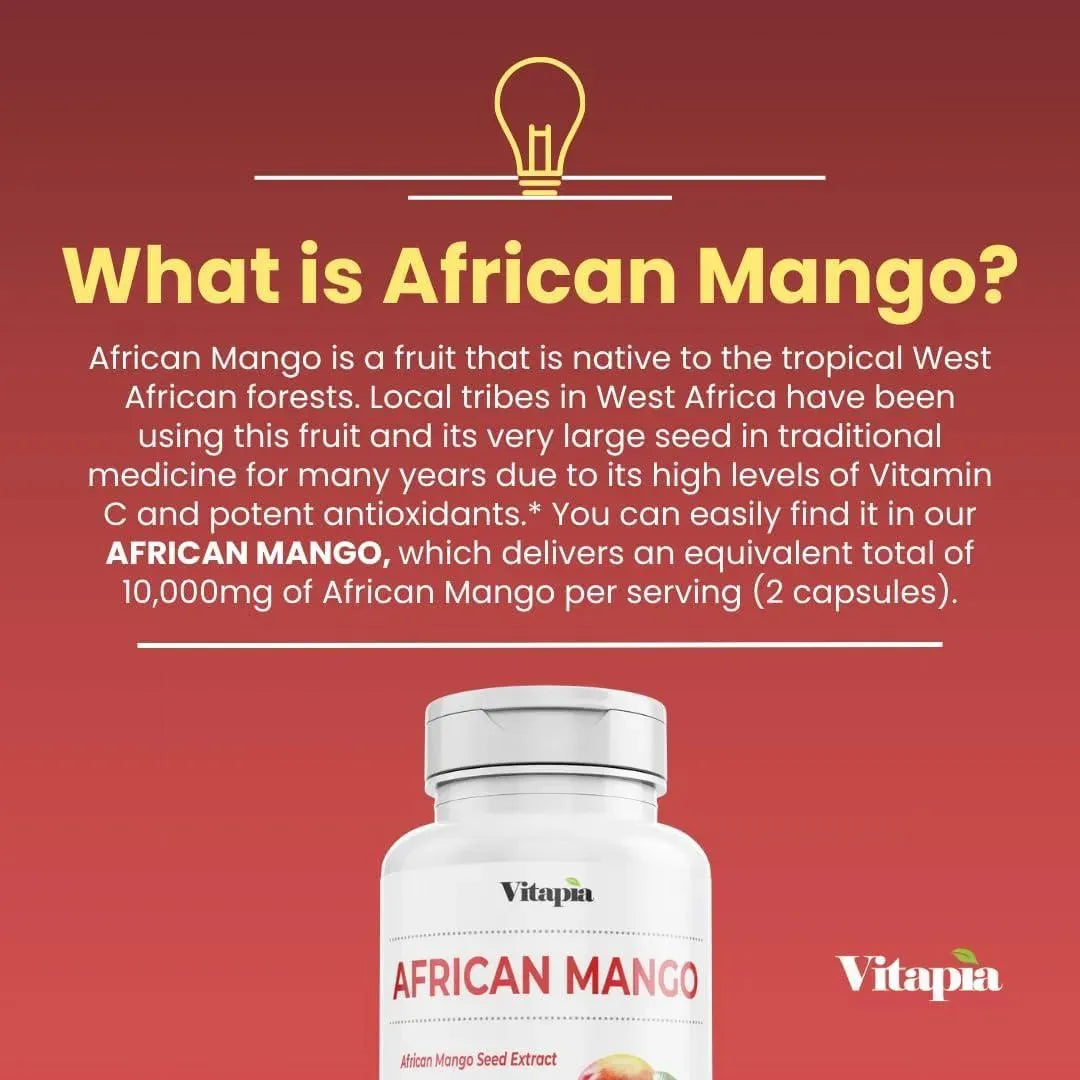 VITAPIA - Vitapia African Mango 10,000Mg. 180 Capsulas - The Red Vitamin MX - Suplementos Alimenticios - {{ shop.shopifyCountryName }}