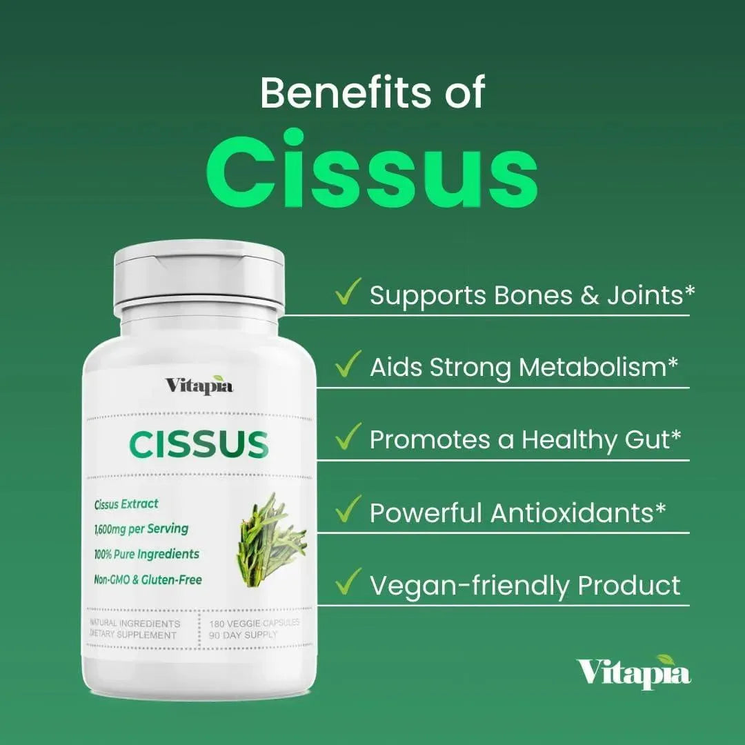 VITAPIA - Vitapia Cissus Quadrangularis 1600Mg. 180 Capsulas - The Red Vitamin MX - Suplementos Alimenticios - {{ shop.shopifyCountryName }}