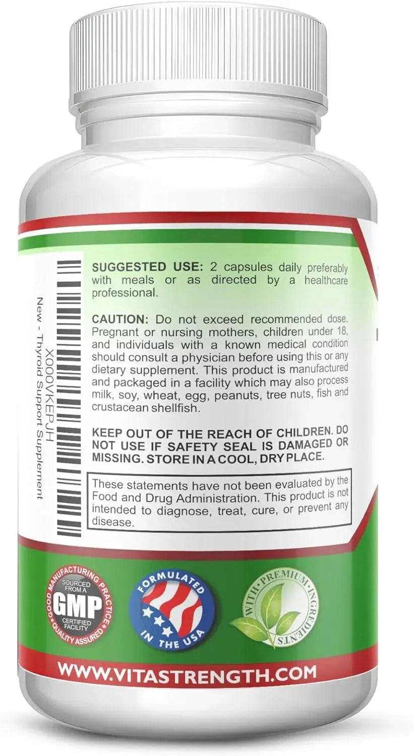 VITASTRENGTH - VitaStrength Thyroid Support 60 Capsulas - The Red Vitamin MX - Suplementos Alimenticios - {{ shop.shopifyCountryName }}