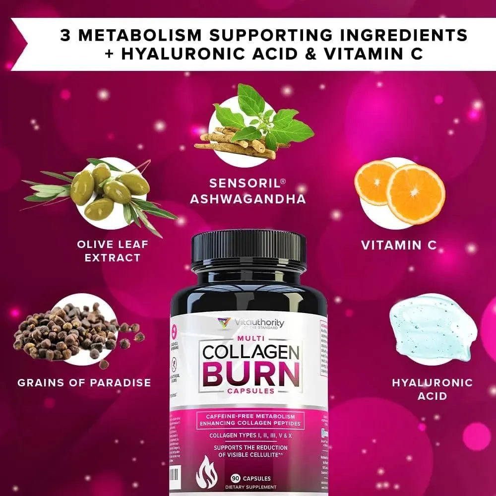 VITAUTHORITY - Vitauthority Multi Collagen Burn 90 Capsulas - The Red Vitamin MX - Suplementos Alimenticios - {{ shop.shopifyCountryName }}