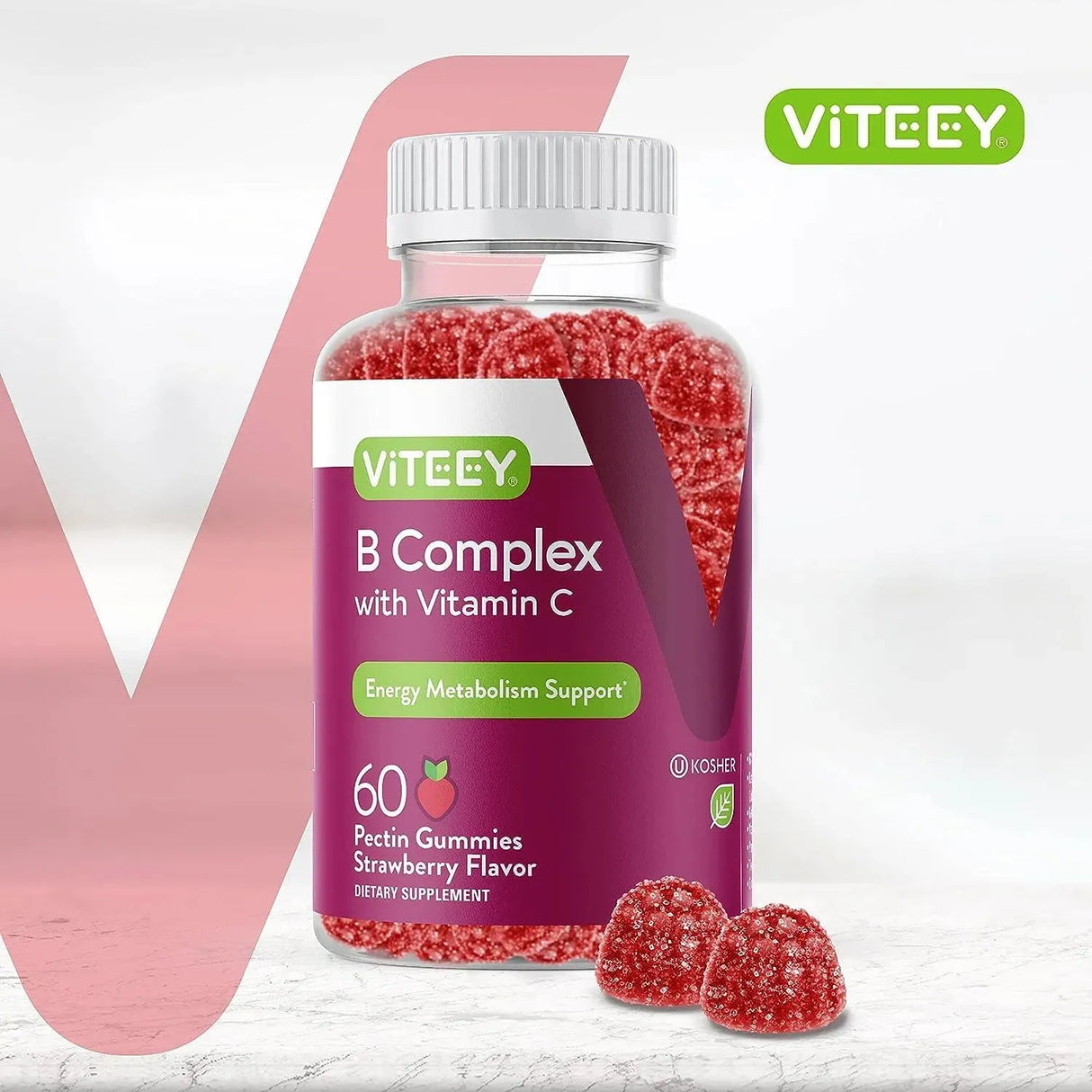 VITEEY - Viteey Vitamin B Complex 60 Gomitas - The Red Vitamin MX - Suplementos Alimenticios - {{ shop.shopifyCountryName }}