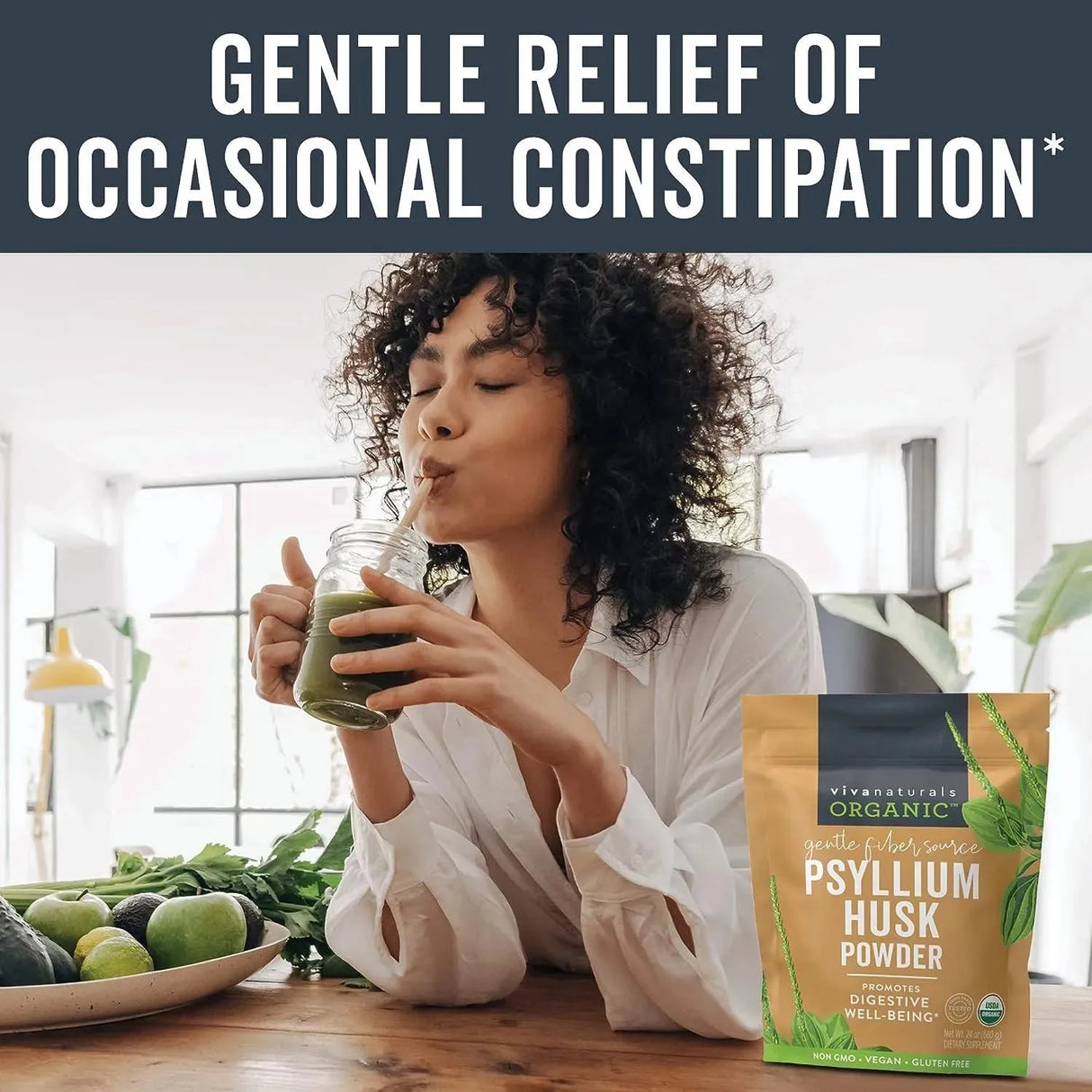 VIVA NATURALS - Viva Naturals Organic Psyllium Husk Powder 680Gr. - The Red Vitamin MX - Suplementos Alimenticios - {{ shop.shopifyCountryName }}