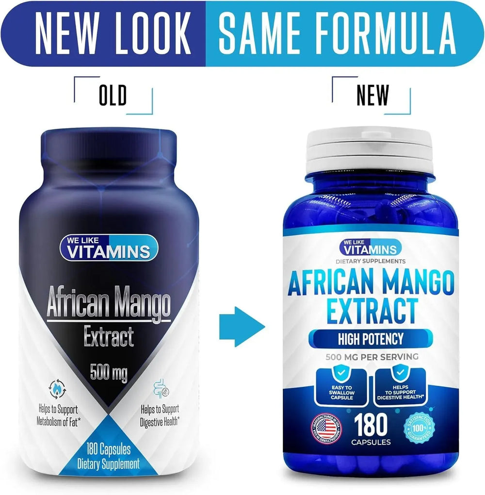 WE LIKE VITAMINS - We Like Vitamins African Mango Extract 500Mg. 180 Capsulas - The Red Vitamin MX - Suplementos Alimenticios - {{ shop.shopifyCountryName }}