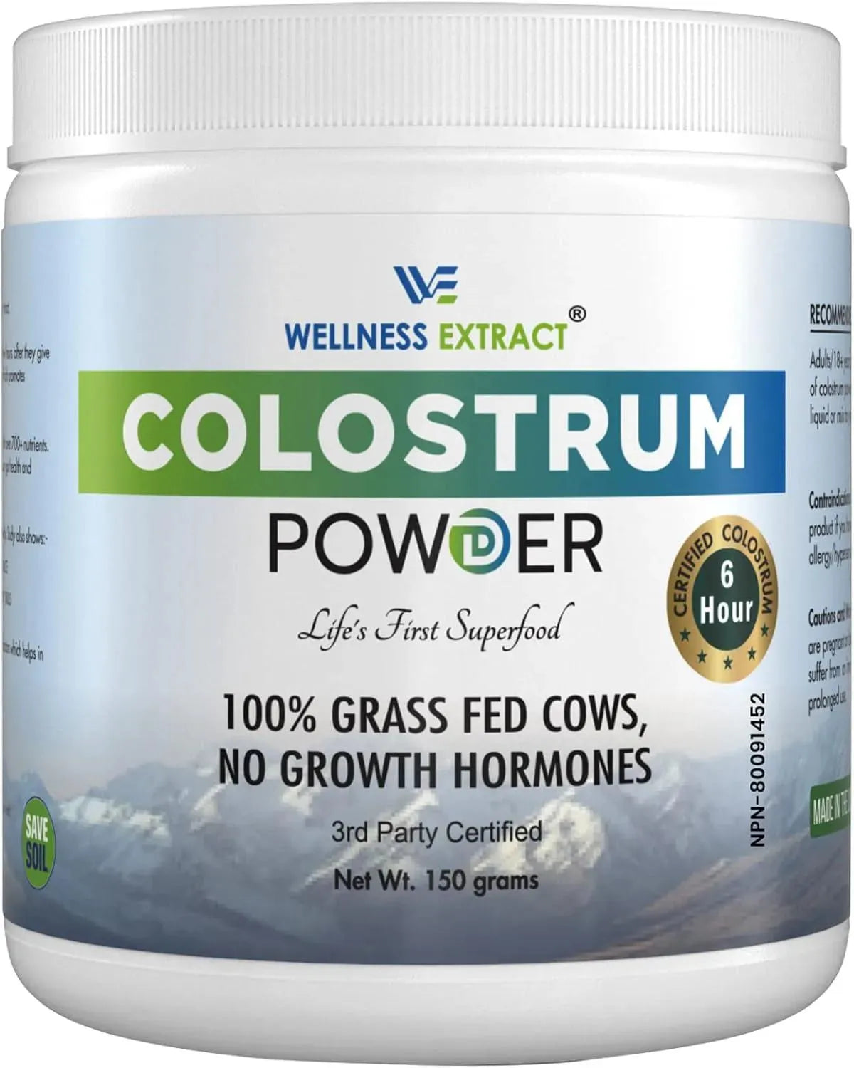 WELLNESS EXTRACT - Wellness Extract Bovine Colostrum Powder 150Gr. - The Red Vitamin MX - Suplementos Alimenticios - {{ shop.shopifyCountryName }}