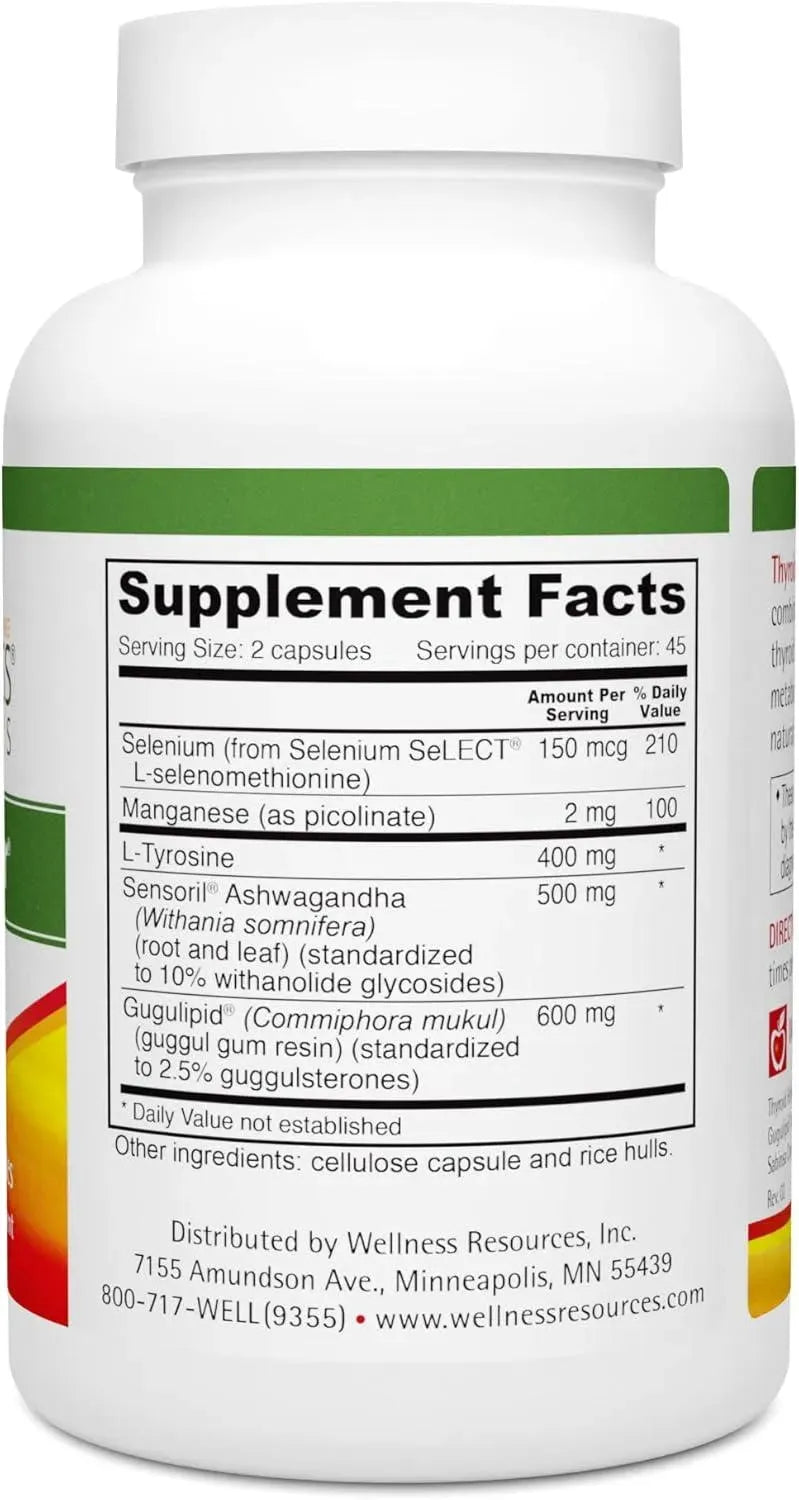 WELLNESS RESOURCES - Wellness Resources Thyroid Helper 90 Capsulas - The Red Vitamin MX - Suplementos Alimenticios - {{ shop.shopifyCountryName }}