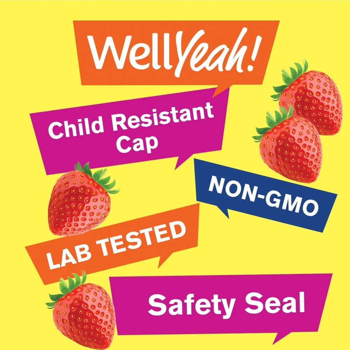 WELLYEAH - WellYeah High Potency Vitamin B6 Gummies 60 Gomitas - The Red Vitamin MX - Suplementos Alimenticios - {{ shop.shopifyCountryName }}