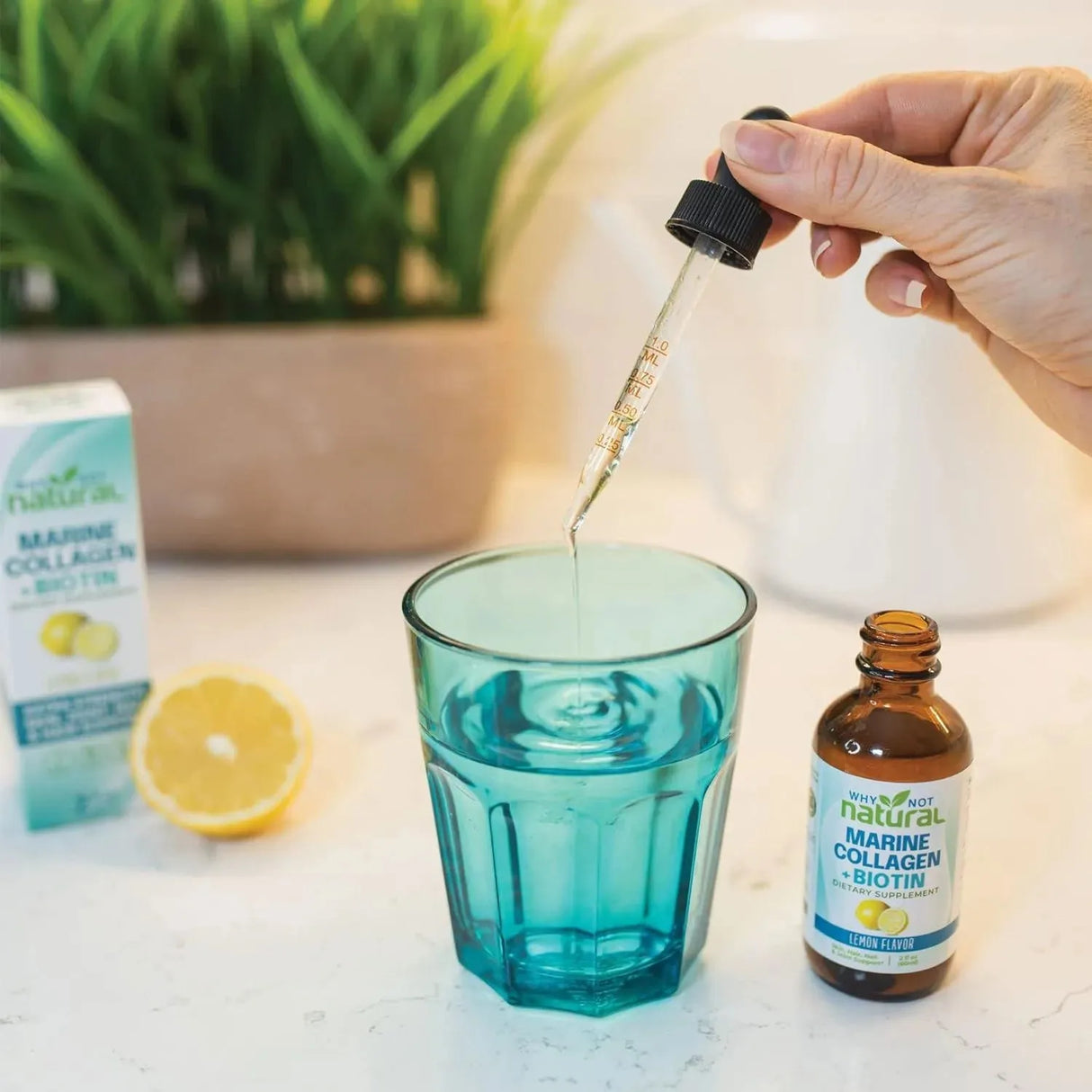 WHY NOT NATURAL - Why Not Natural Marine Collagen Elixir Plus Biotin 60Ml. - The Red Vitamin MX - Suplementos Alimenticios - {{ shop.shopifyCountryName }}