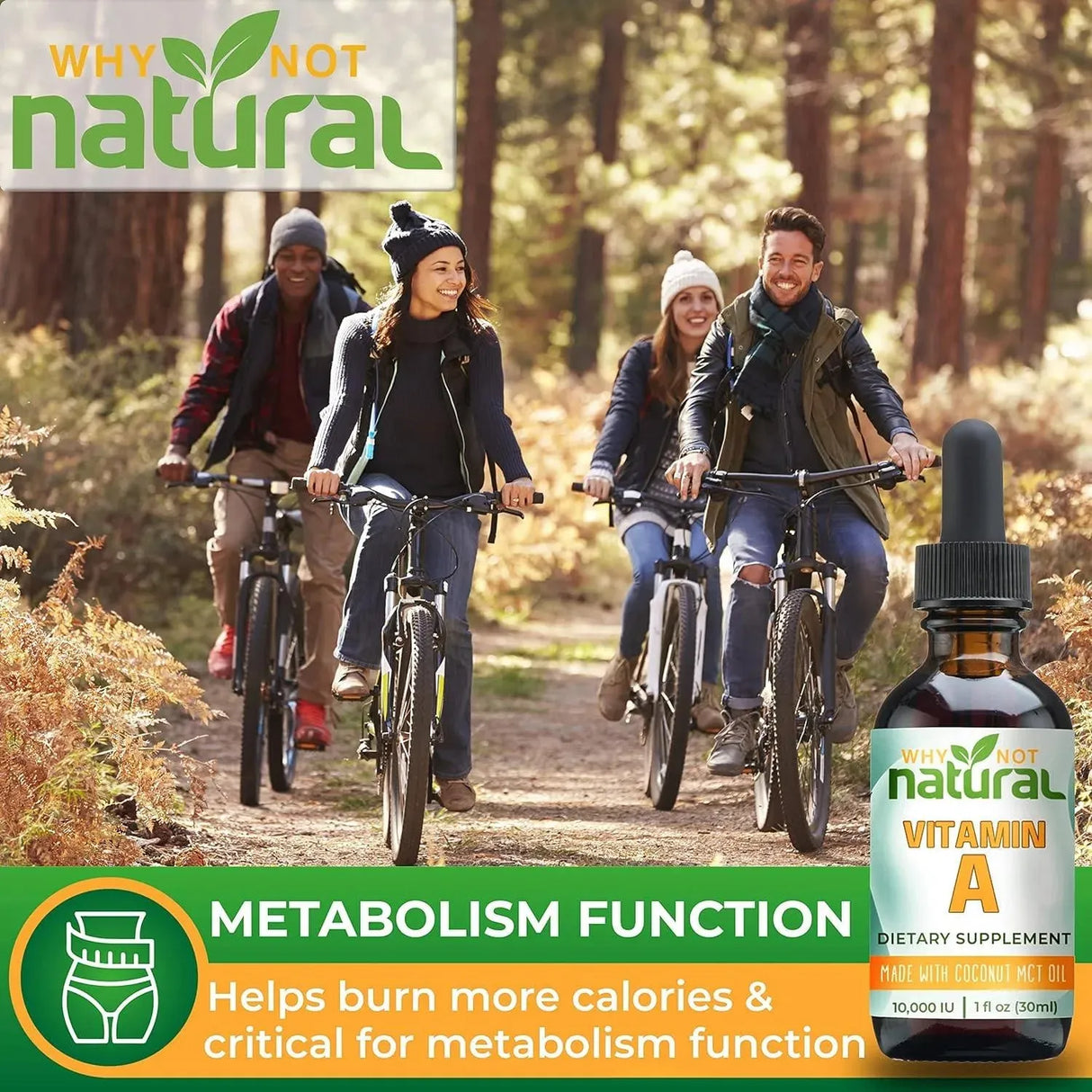 WHY NOT NATURAL - Why Not Natural Vitamin A Drops 10000 IU 30Ml. - The Red Vitamin MX - Suplementos Alimenticios - {{ shop.shopifyCountryName }}