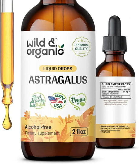 WILD & ORGANIC - Wild & Organic Astragalus Root Tincture 2 Fl. Oz. - The Red Vitamin MX - Suplementos Alimenticios - {{ shop.shopifyCountryName }}
