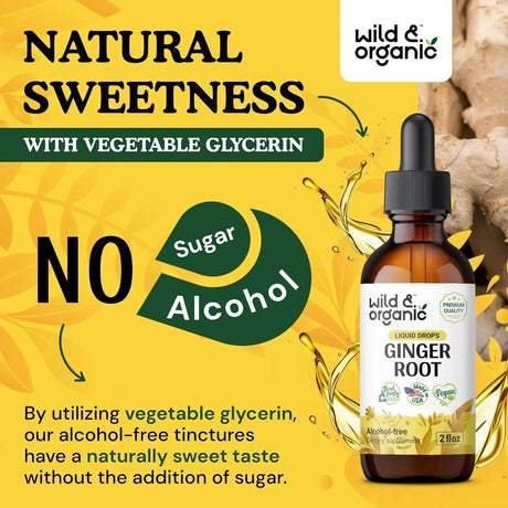 WILD & ORGANIC - Wild & Organic Ginger Extract Liquid 2 Fl.Oz. - The Red Vitamin MX - Suplementos Alimenticios - {{ shop.shopifyCountryName }}