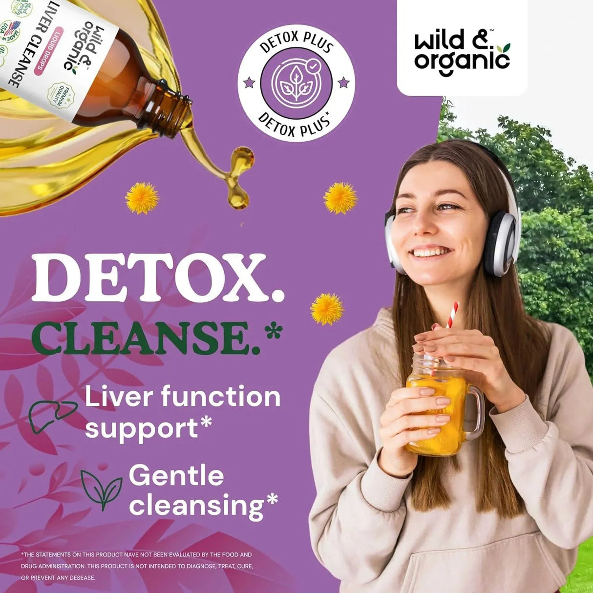 WILD & ORGANIC - Wild & Organic Liver Cleanse Detox & Repair Tincture 4 Fl.Oz. - The Red Vitamin MX - Suplementos Alimenticios - {{ shop.shopifyCountryName }}