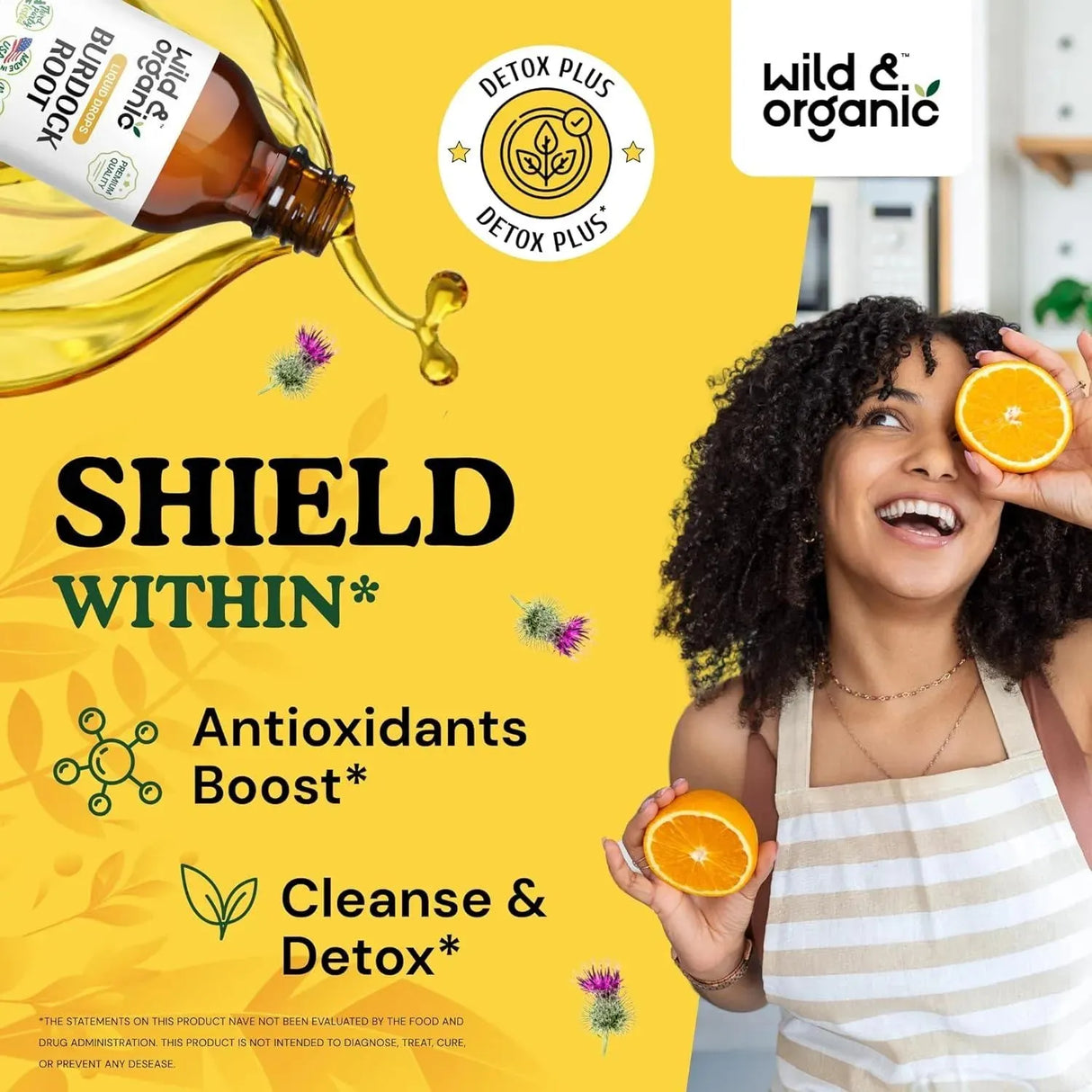 WILD & ORGANIC - Wild & Organic Organic Burdock Root Tincture 2 Fl.Oz. - The Red Vitamin MX - Suplementos Alimenticios - {{ shop.shopifyCountryName }}