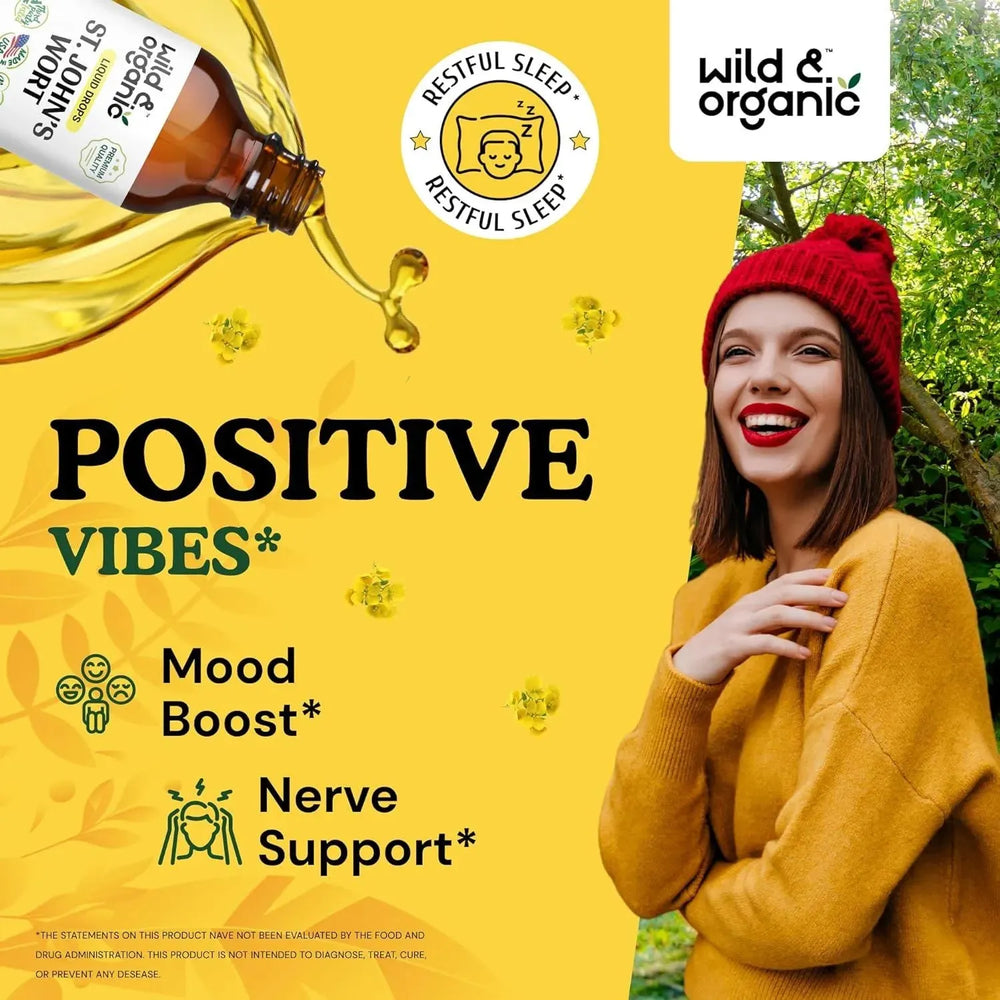 WILD & ORGANIC - Wild & Organic St Johns Wort Tincture 2 Fl.Oz. - The Red Vitamin MX - Suplementos Alimenticios - {{ shop.shopifyCountryName }}