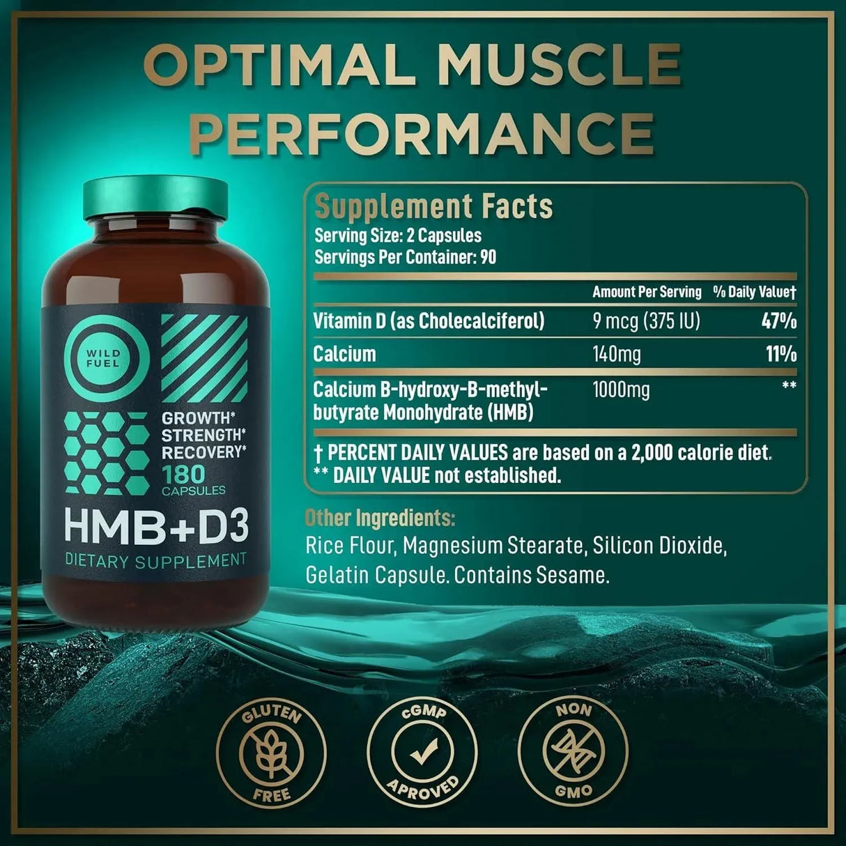 WILD FUEL - Wild Fuel HMB and Vitamin D3 180 Capsulas 2 Pack - The Red Vitamin MX - Suplementos Alimenticios - {{ shop.shopifyCountryName }}