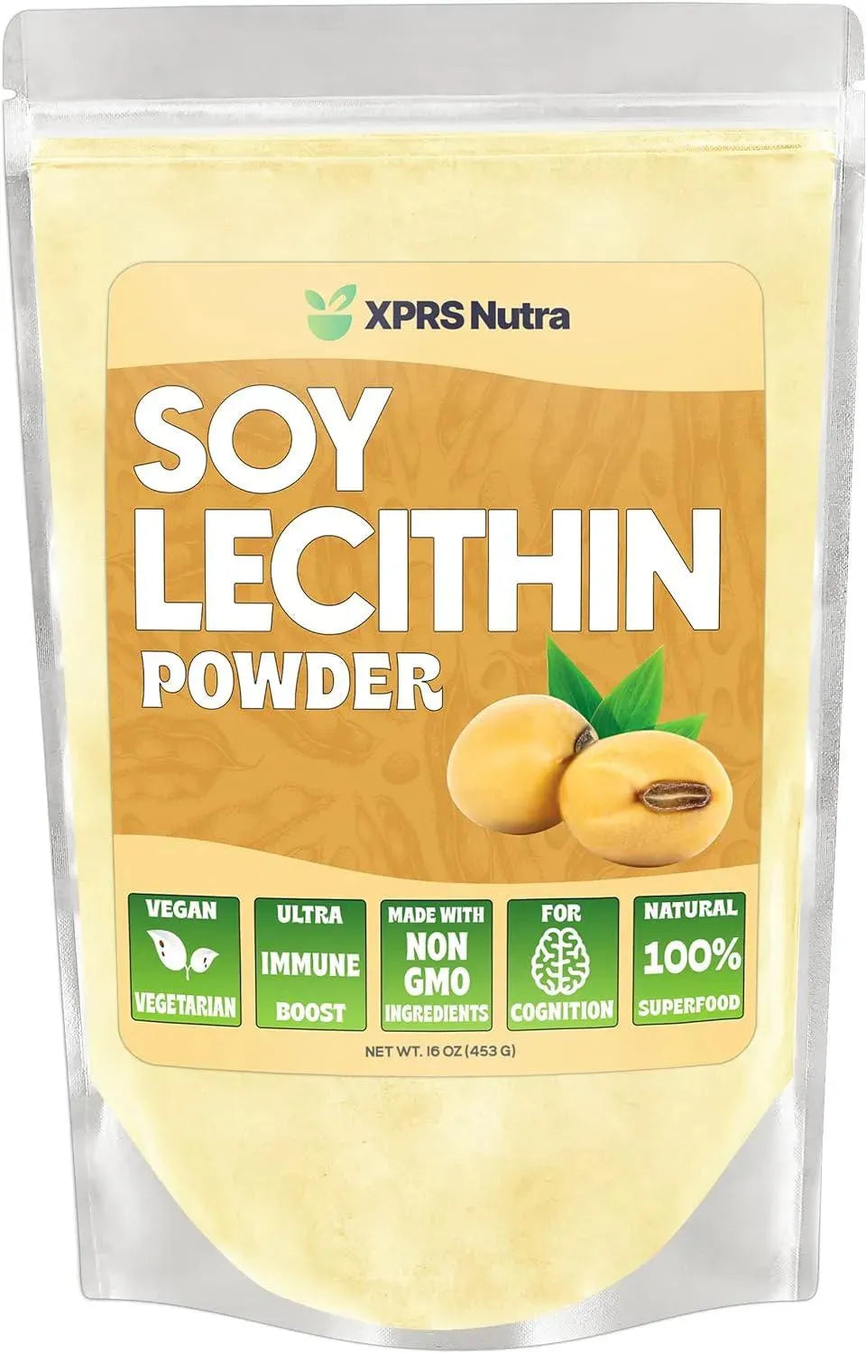 XPRS NUTRA - XPRS Nutra Soy Lecithin Powder 453Gr. - The Red Vitamin MX - Suplementos Alimenticios - {{ shop.shopifyCountryName }}