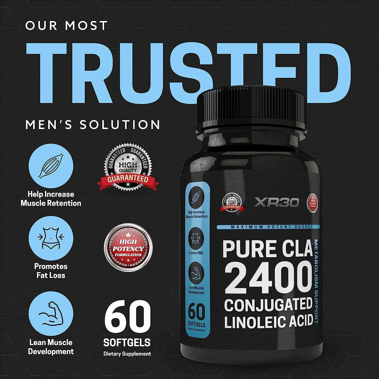 XR30 - XR30 Pure CLA 2400 Conjugated Linoleic Acid 60 Capsulas Blandas - The Red Vitamin MX - Suplementos Alimenticios - {{ shop.shopifyCountryName }}