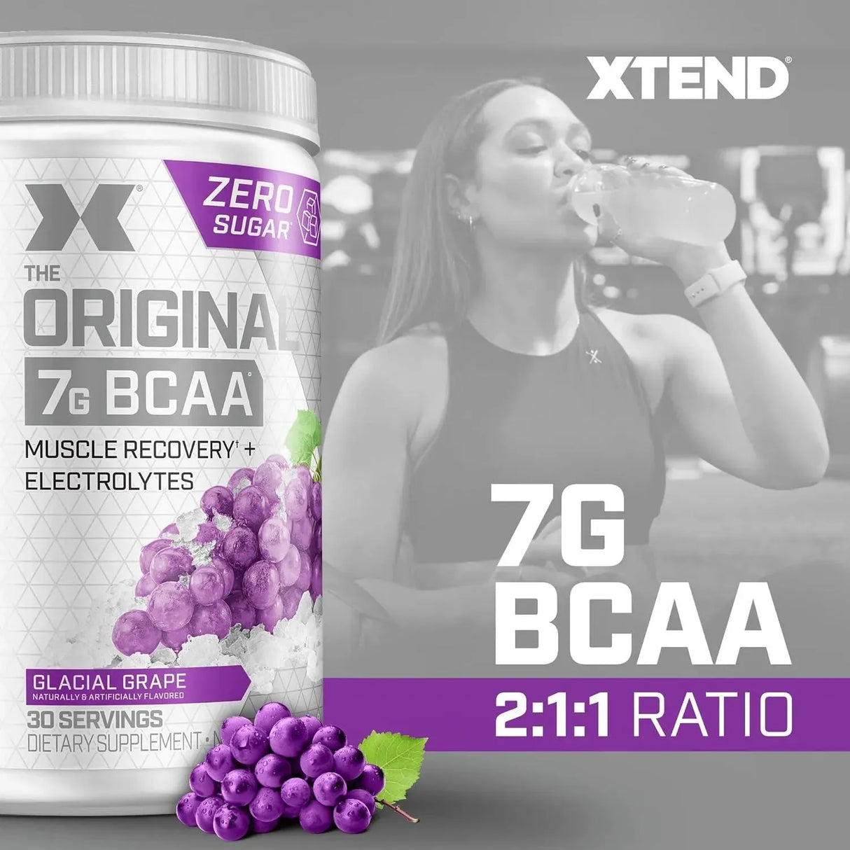 XTEND - XTEND Original BCAA Powder Glacial Grape 30 Servicios 390Gr. - The Red Vitamin MX - Suplementos Alimenticios - {{ shop.shopifyCountryName }}