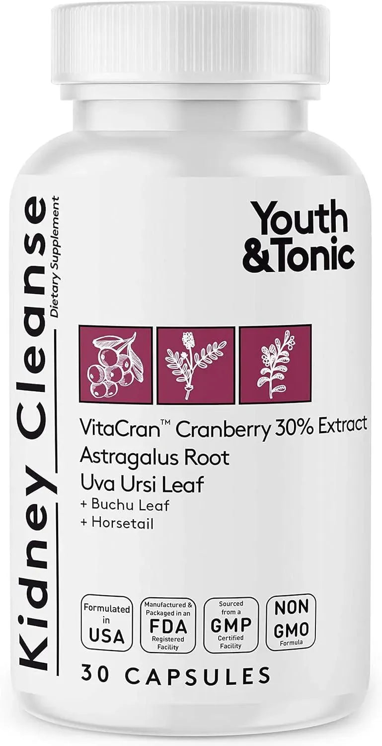 YOUTH & TONIC - Youth & Tonic Kidney Cleanse Detox 30 Capsulas - The Red Vitamin MX - Suplementos Alimenticios - {{ shop.shopifyCountryName }}