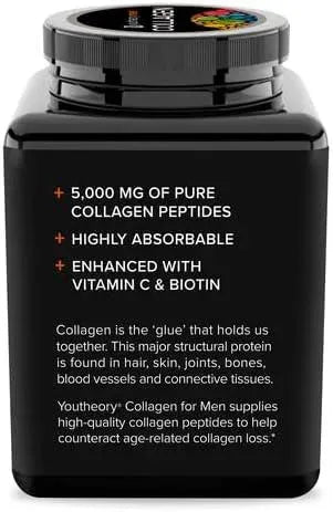 YOUTHEORY - Youtheory Collagen for Men 290 Tabletas - The Red Vitamin MX - Suplementos Alimenticios - {{ shop.shopifyCountryName }}