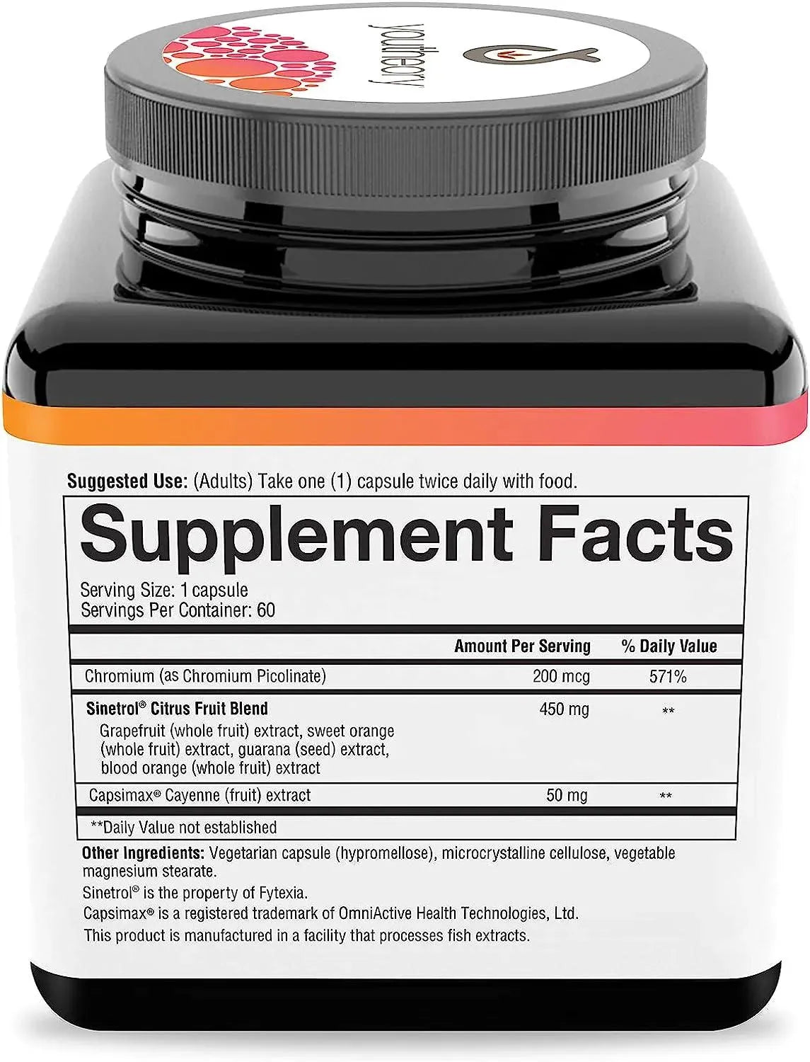 YOUTHEORY - Youtheory Daily Fat Burner 60 Capsulas - The Red Vitamin MX - Suplementos Alimenticios - {{ shop.shopifyCountryName }}