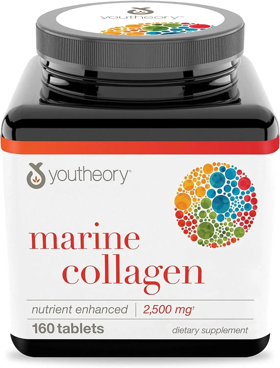YOUTHEORY - Youtheory Marine Collagen with 18 Amino Acids 160 Tabletas - The Red Vitamin MX - Suplementos Alimenticios - {{ shop.shopifyCountryName }}