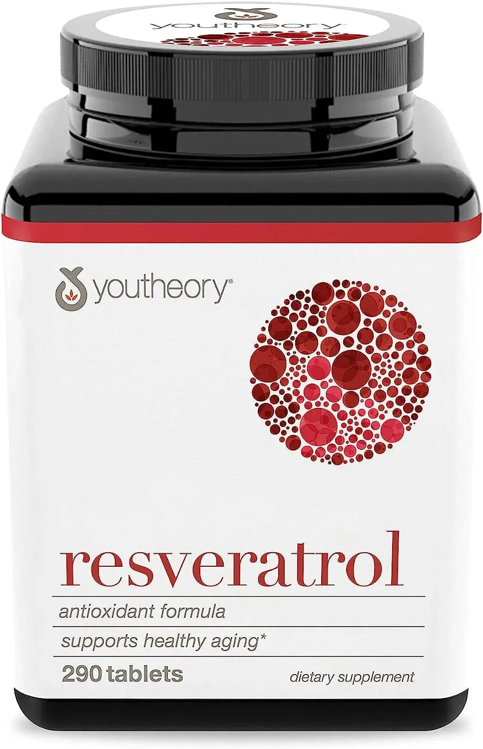 YOUTHEORY - Youtheory Resveratrol with Acerola 290 Tabletas - The Red Vitamin MX - Suplementos Alimenticios - {{ shop.shopifyCountryName }}