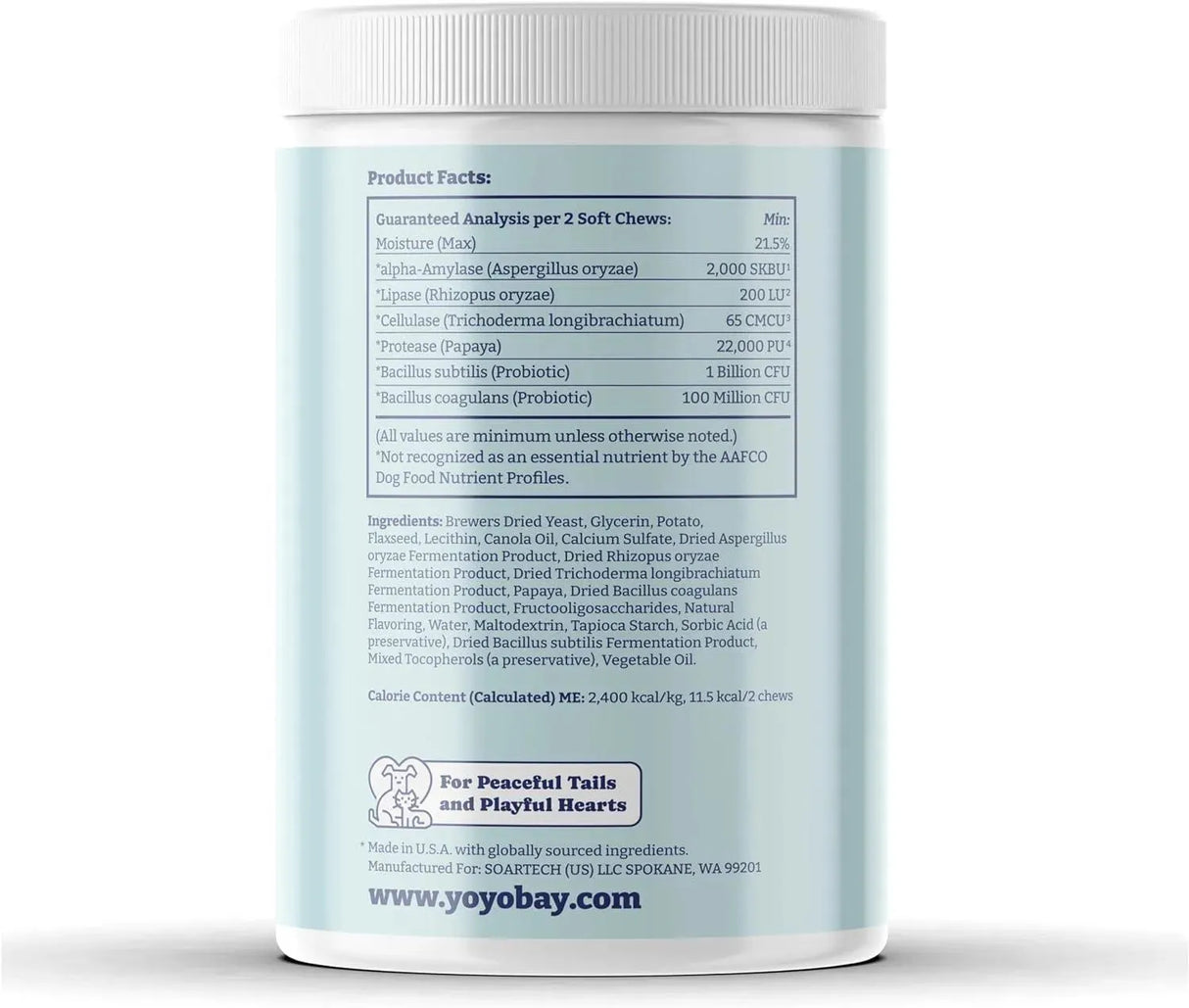 YOYOBAY - YoYoBay Probiotics and Digestive Enzymes for Dogs 90 Masticables - The Red Vitamin MX - Probióticos Para Perros - {{ shop.shopifyCountryName }}