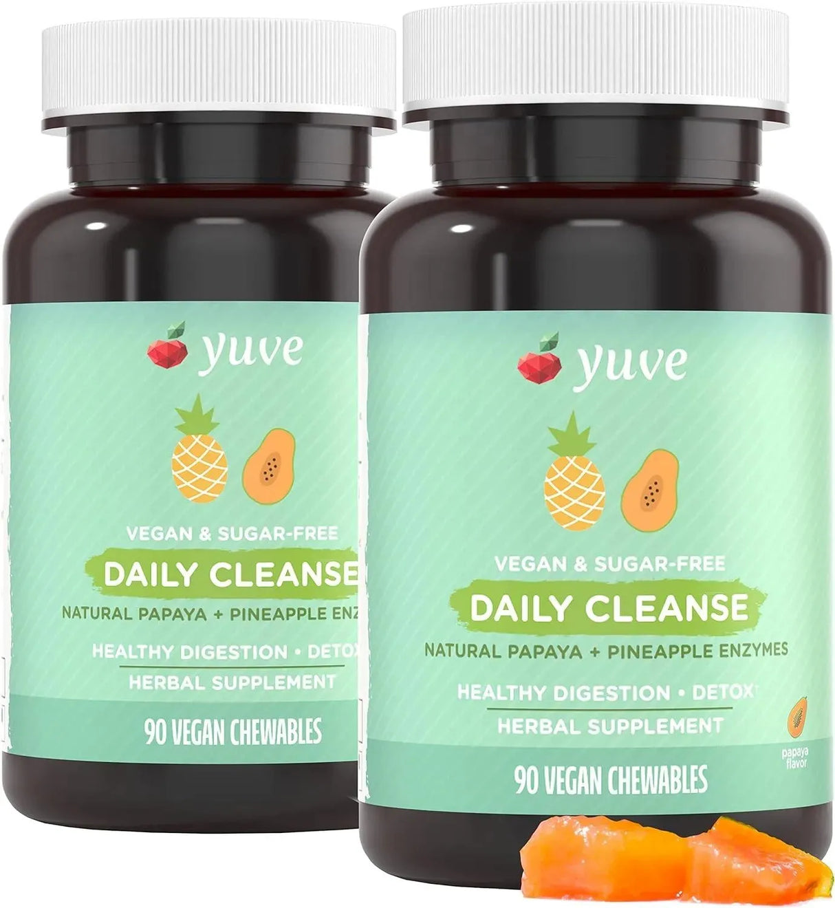 YUVE NATURALS - Yuve Natural Papaya Digestive Enzymes 180 Tabletas Masticables - The Red Vitamin MX - Suplementos Alimenticios - {{ shop.shopifyCountryName }}