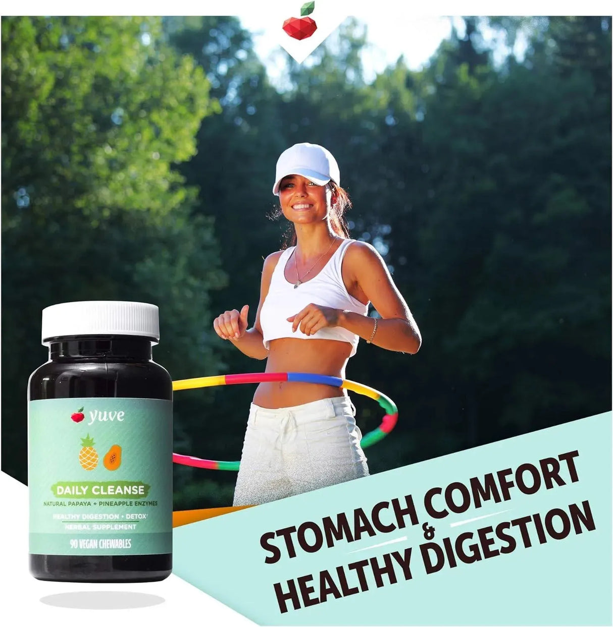 YUVE NATURALS - Yuve Natural Papaya Digestive Enzymes 180 Tabletas Masticables - The Red Vitamin MX - Suplementos Alimenticios - {{ shop.shopifyCountryName }}