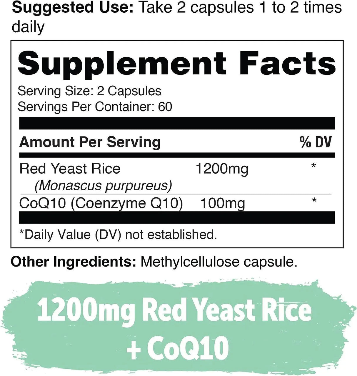 YUVE NATURALS - Yuve Naturals Red Yeast Rice 1200Mg. 120 Capsulas - The Red Vitamin MX - Suplementos Alimenticios - {{ shop.shopifyCountryName }}