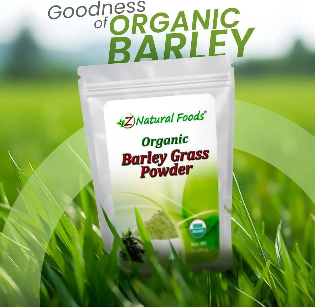 Z NATURAL FOODS - Z Natural Foods Organic Barley Grass Powder 454Gr. - The Red Vitamin MX - Suplementos Alimenticios - {{ shop.shopifyCountryName }}