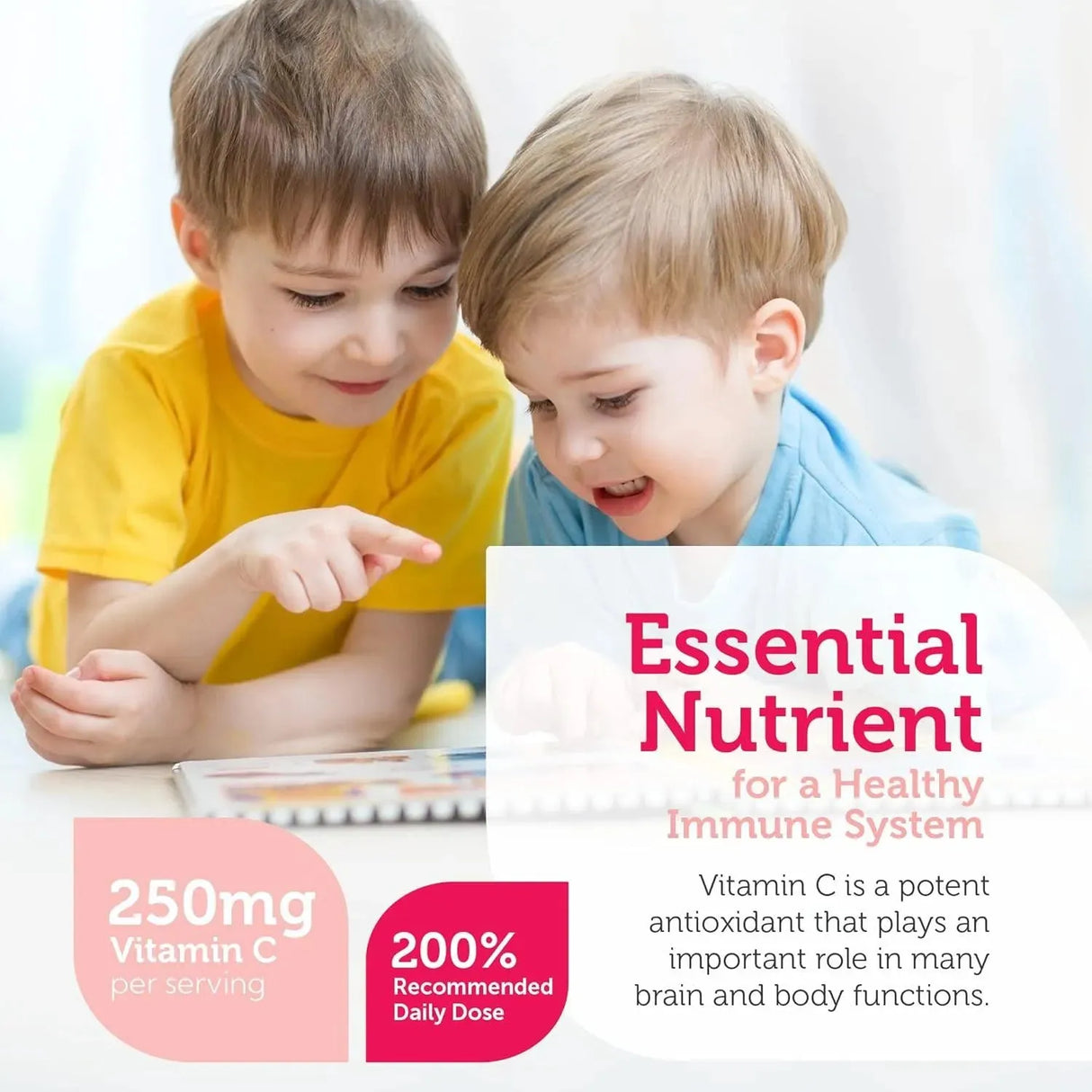 ZAHLER - Zahler Junior C Advanced Chewable Vitamin C for Kids 500 Tabletas Masticables - The Red Vitamin MX - Suplementos Alimenticios - {{ shop.shopifyCountryName }}