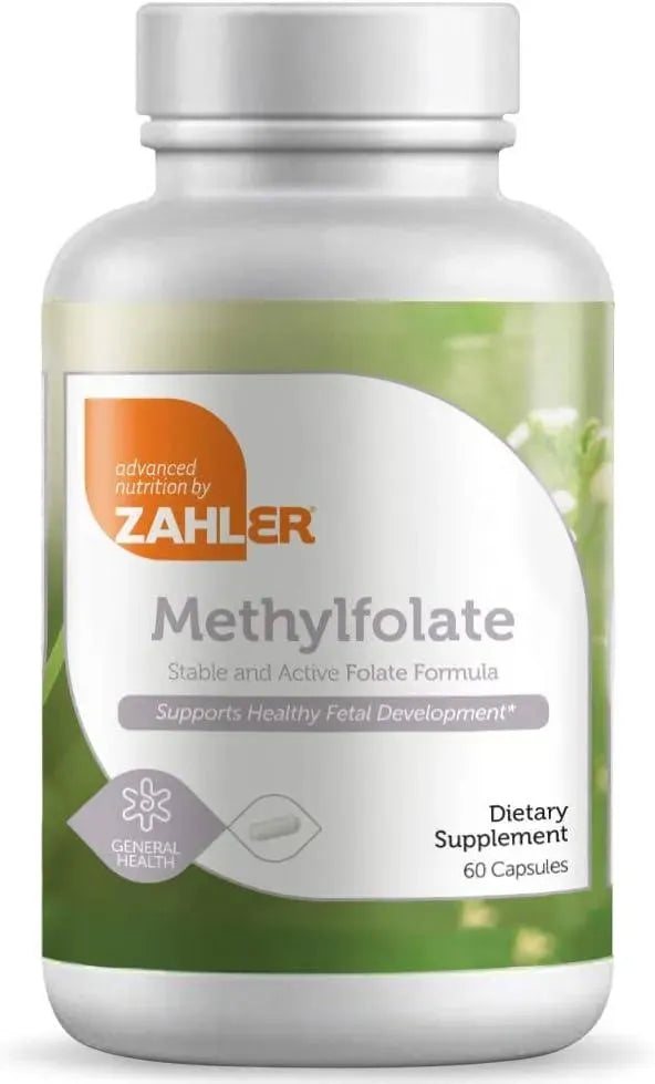 ZAHLER - Zahler Methyl Folate 1000mcg 60 Capsulas - The Red Vitamin MX - Suplementos Alimenticios - {{ shop.shopifyCountryName }}