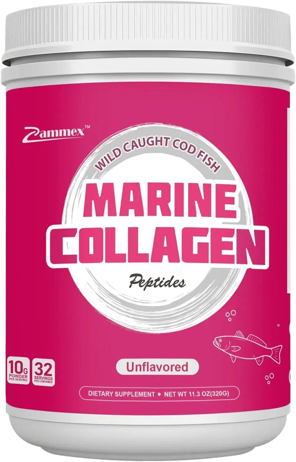 ZAMMEX - Zammex Marine Collagen Peptides Powder Unflavored 320Gr. - The Red Vitamin MX - Suplementos Alimenticios - {{ shop.shopifyCountryName }}