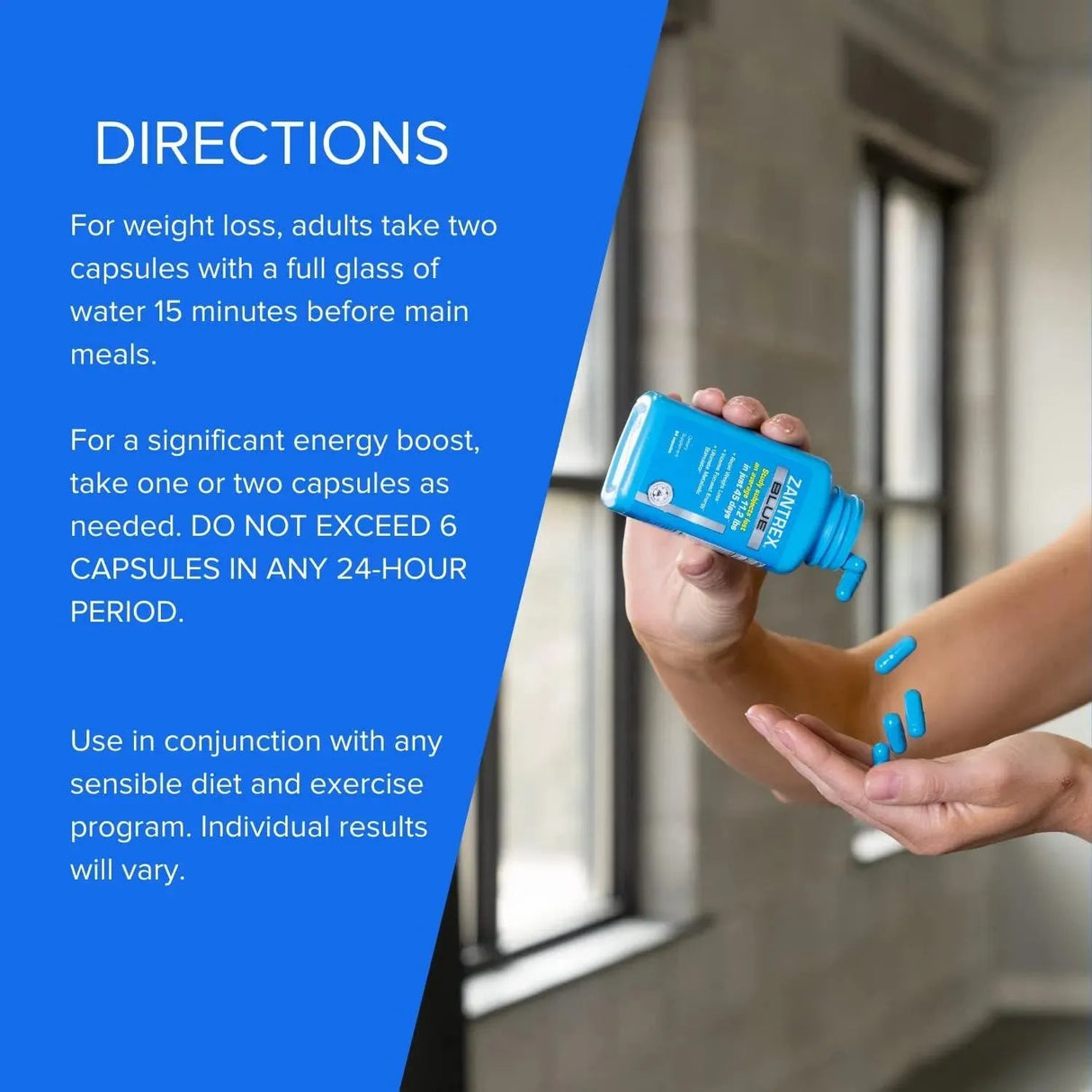 ZANTREX - Zantrex Blue High-Energy Rapid Weight Loss Supplement 84 Capsulas - The Red Vitamin MX - Suplementos Alimenticios - {{ shop.shopifyCountryName }}