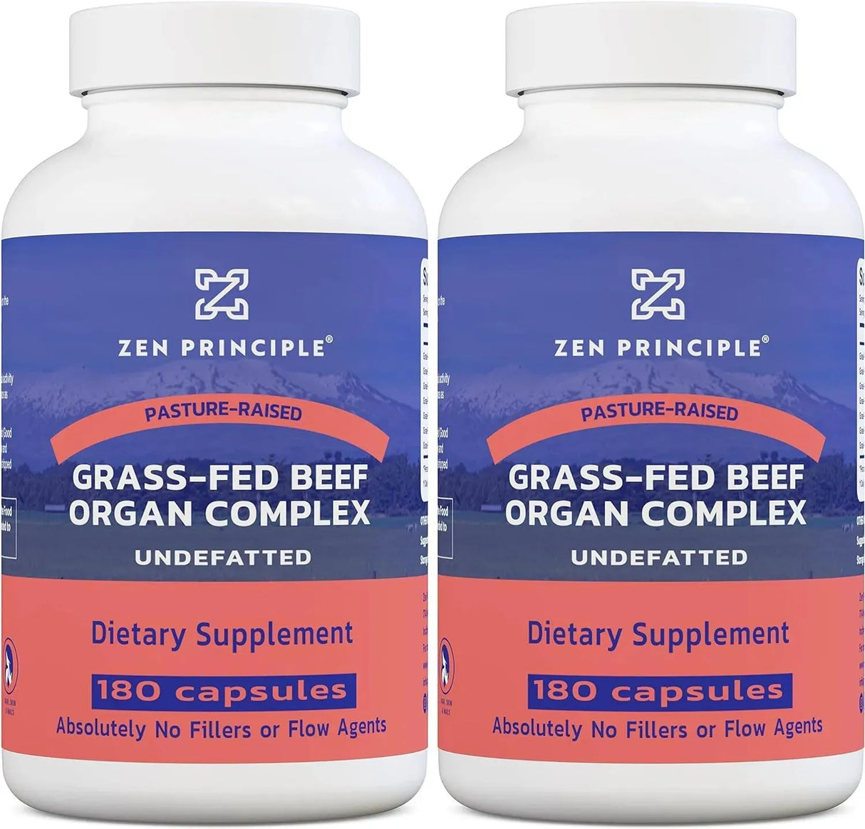 ZEN PRINCIPLE - Zen Principle Grass Fed Beef Organs 180 Capsulas 2 Pack - The Red Vitamin MX - Suplementos Alimenticios - {{ shop.shopifyCountryName }}