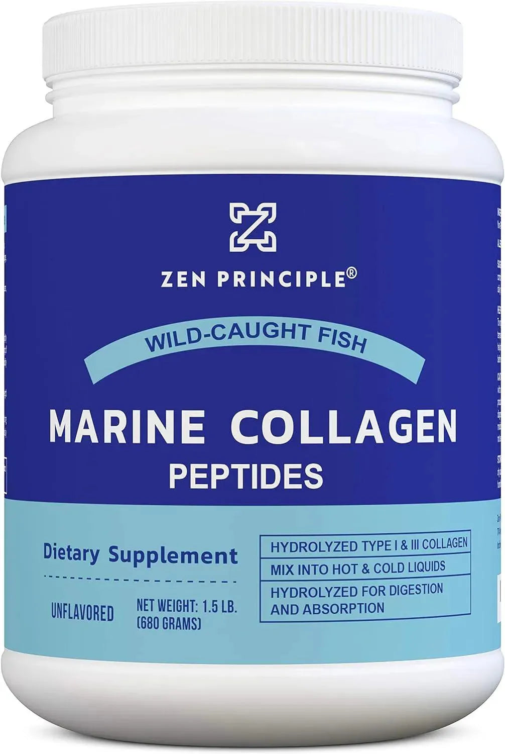 ZEN PRINCIPLE - Zen Principle Marine Collagen Peptides Powder 680Gr. - The Red Vitamin MX - Suplementos Alimenticios - {{ shop.shopifyCountryName }}
