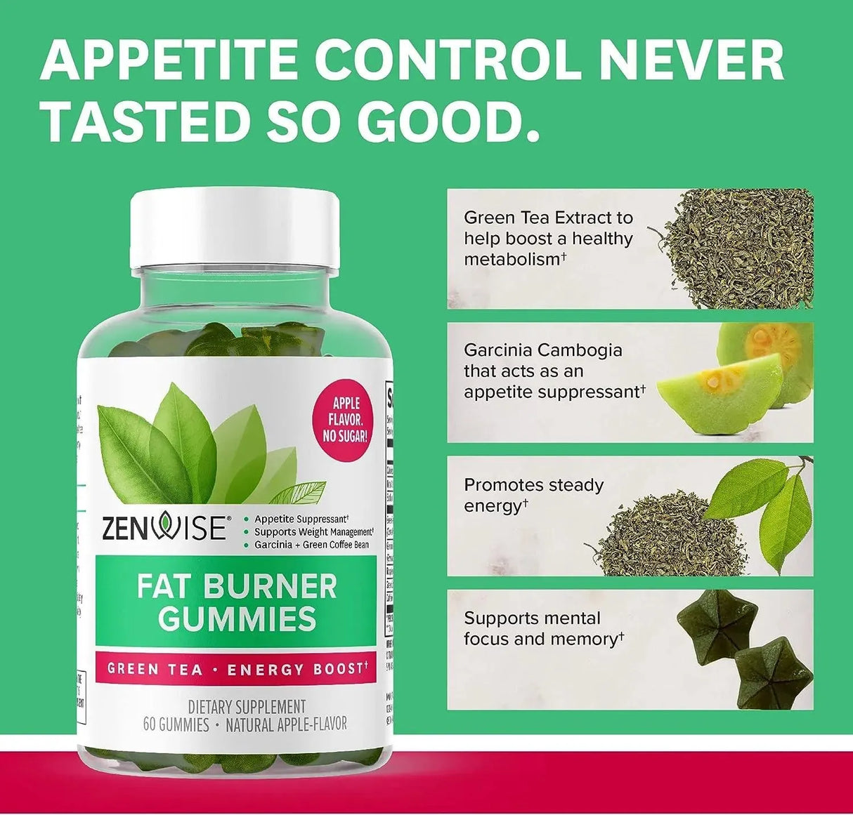 ZENWISE HEALTH - Zenwise Fat Burner Gummies 60 Gomitas - The Red Vitamin MX - Suplementos Alimenticios - {{ shop.shopifyCountryName }}