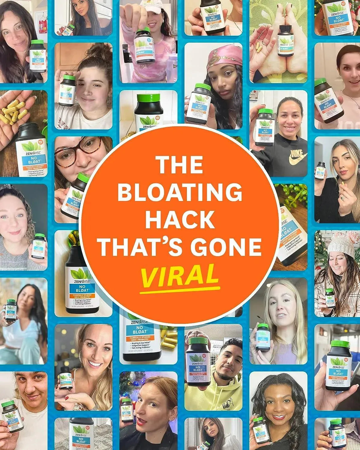 ZENWISE HEALTH - Zenwise No Bloat Probiotics 100 Capsulas - The Red Vitamin MX - Suplementos Alimenticios - {{ shop.shopifyCountryName }}