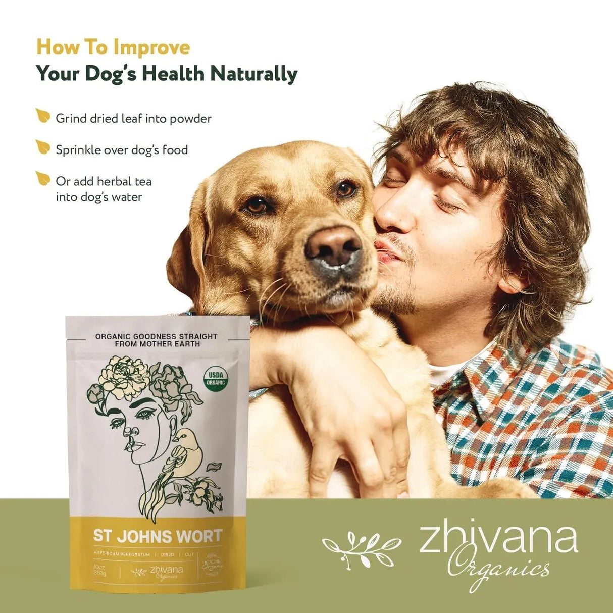 ZHIVANA ORGANICS - Zhivana Organics St Johns Wort Herb 283Gr. - The Red Vitamin MX - Suplementos Alimenticios - {{ shop.shopifyCountryName }}