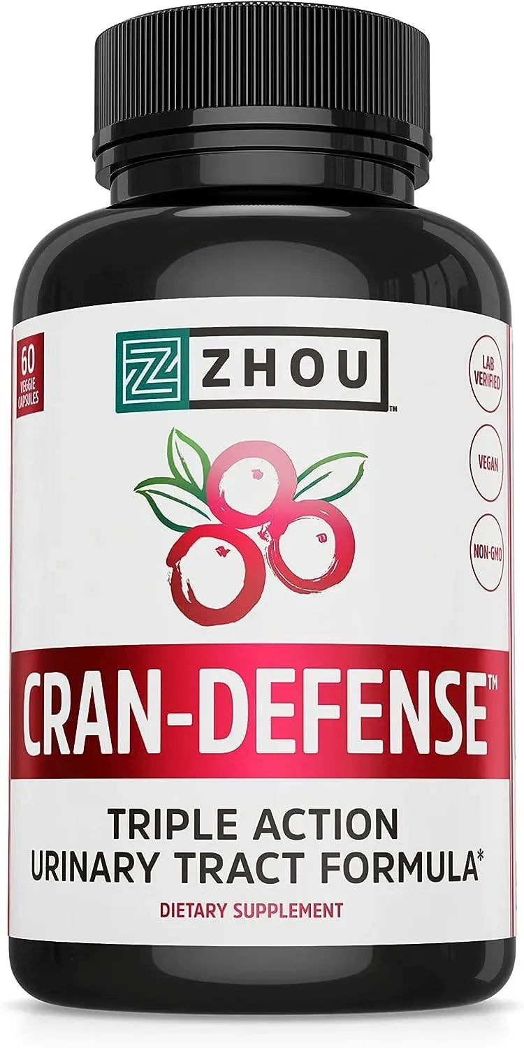ZHOU - Zhou Nutrition Cran Defense 60 Capsulas - The Red Vitamin MX - Suplementos Alimenticios - {{ shop.shopifyCountryName }}