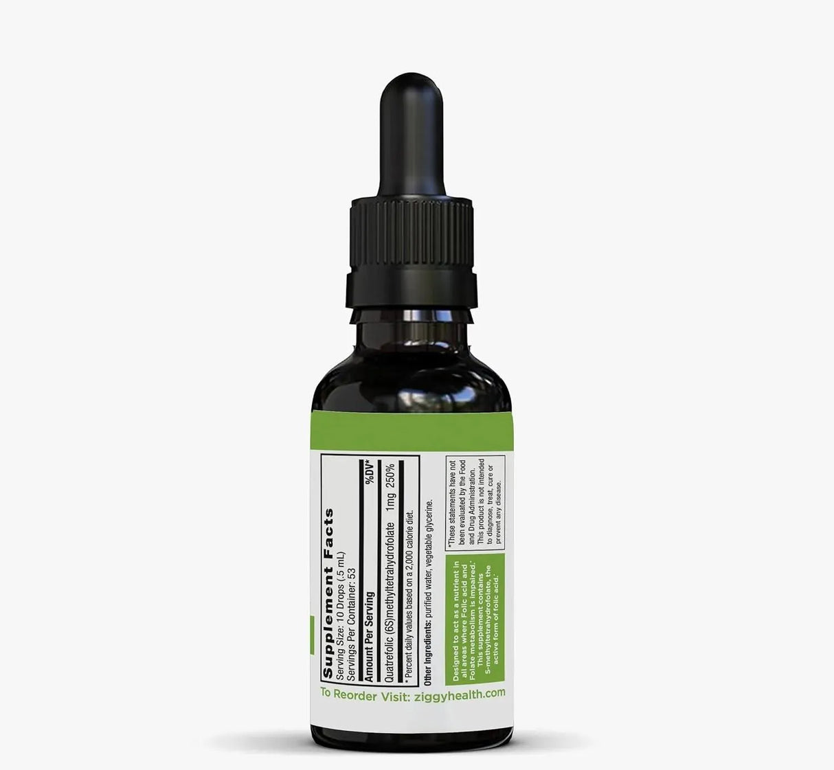 ZIGGY HEALTH - Ziggy Baby Active Folate Pure Liquid Extract 1 Fl.Oz. - The Red Vitamin MX - Suplementos Alimenticios - {{ shop.shopifyCountryName }}