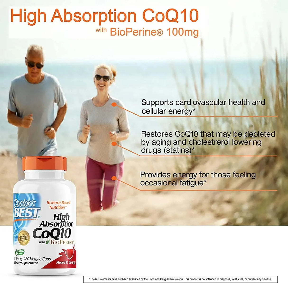 DOCTOR'S BEST - Doctor's Best High Absorption CoQ10 with BioPerine 100Mg. 120 Capsulas Blandas - The Red Vitamin MX - Suplementos Alimenticios - {{ shop.shopifyCountryName }}