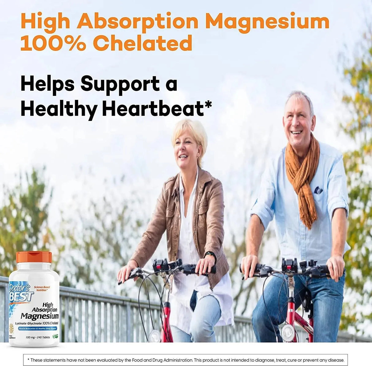 DOCTOR'S BEST - Doctor's Best High Absorption Magnesium 100% Chelated 240 Tabletas - The Red Vitamin MX - Suplementos Alimenticios - {{ shop.shopifyCountryName }}