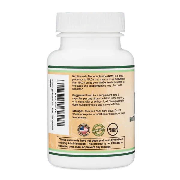 DOUBLE WOOD SUPPLEMENTS - Double Wood Supplements NAD 250Mg. 60 Capsulas - The Red Vitamin MX - Suplementos Alimenticios - {{ shop.shopifyCountryName }}