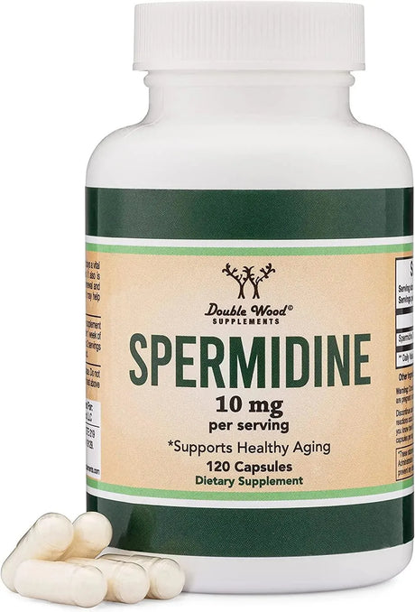 DOUBLE WOOD SUPPLEMENTS - Double Wood Supplements Spermidine Supplement 10Mg. 120 Capsulas - The Red Vitamin MX - Suplementos Alimenticios - {{ shop.shopifyCountryName }}