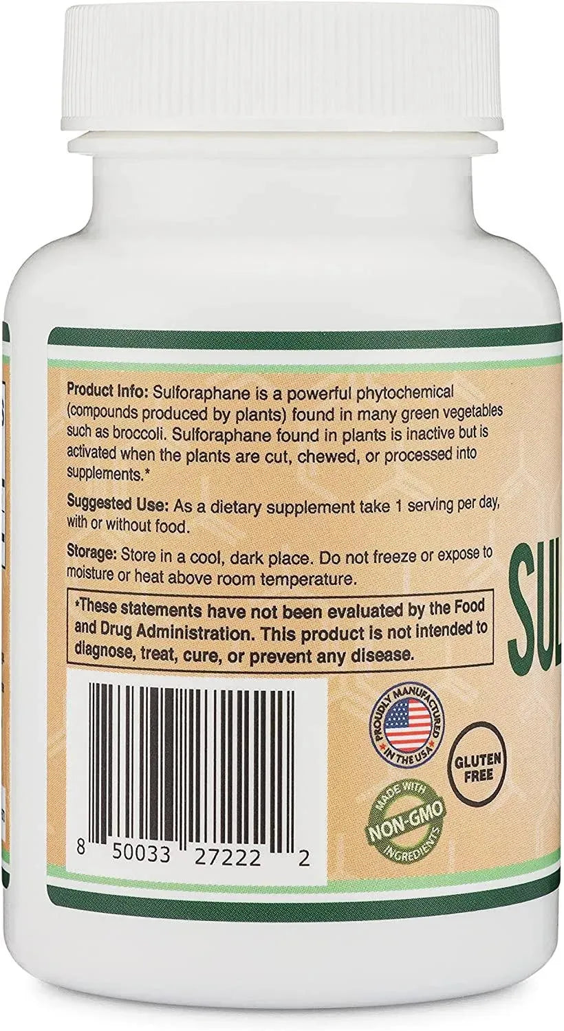 DOUBLE WOOD SUPPLEMENTS - Double Wood Supplements Sulforaphane 20Mg. 120 Capsulas - The Red Vitamin MX - Suplementos Alimenticios - {{ shop.shopifyCountryName }}