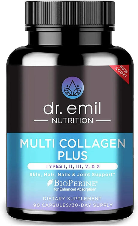 DR EMIL NUTRITION - DR EMIL NUTRITION Multi Collagen Plus Types I, II, III, V & X 90 Capsulas - The Red Vitamin MX - Suplementos Alimenticios - {{ shop.shopifyCountryName }}
